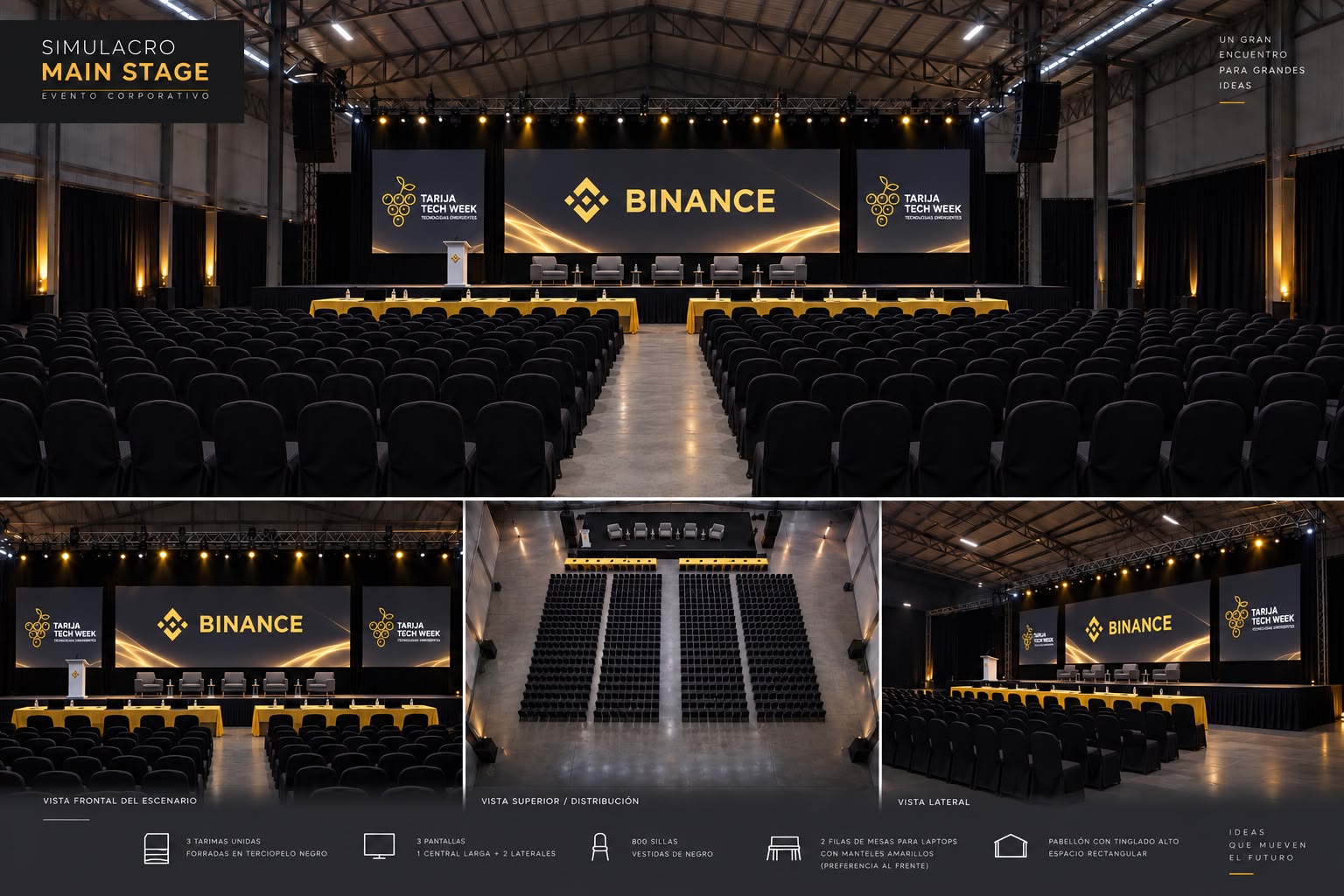 Main Stage — Tarija Tech Week 2026
